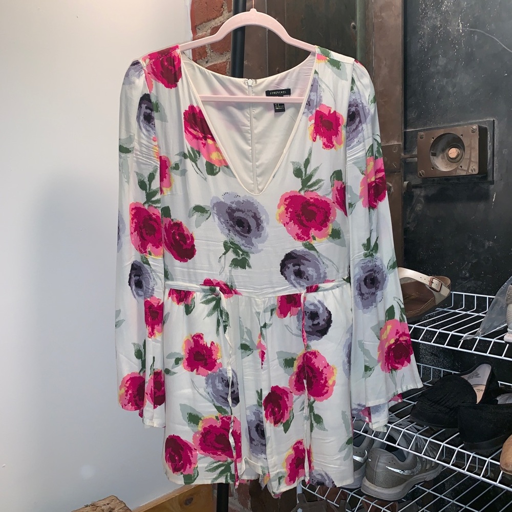 Forever 21 Floral Romper
